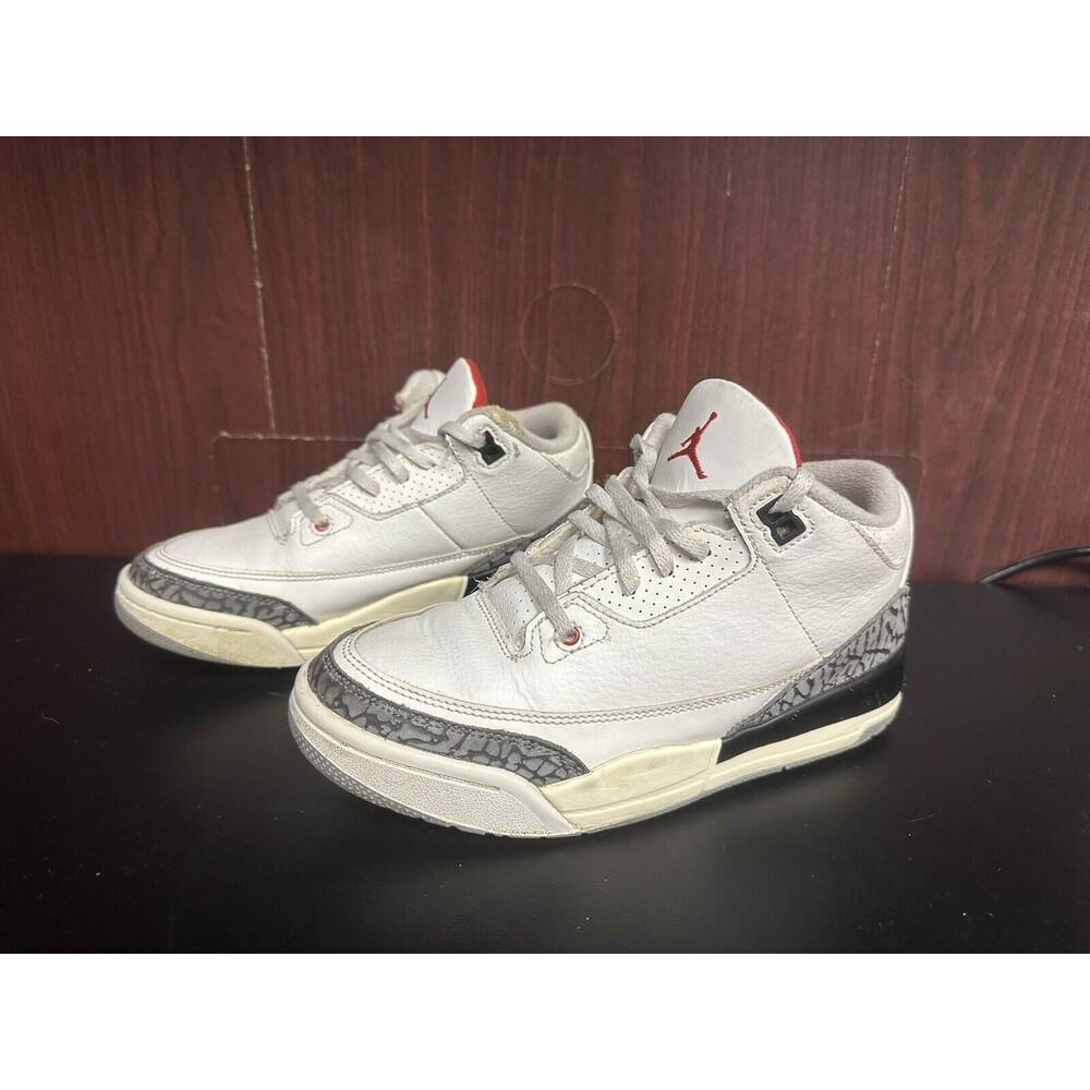 Nike Air Jordan 3 Retro GS White Cement Reimagined Kids Size 3Y DM0966-100